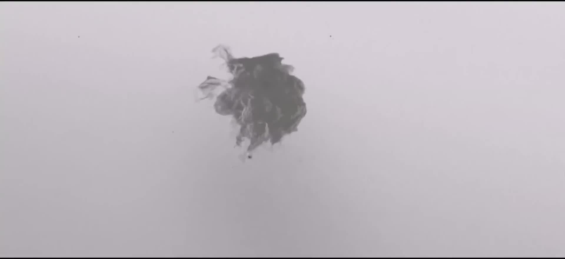 Moon formation from debris